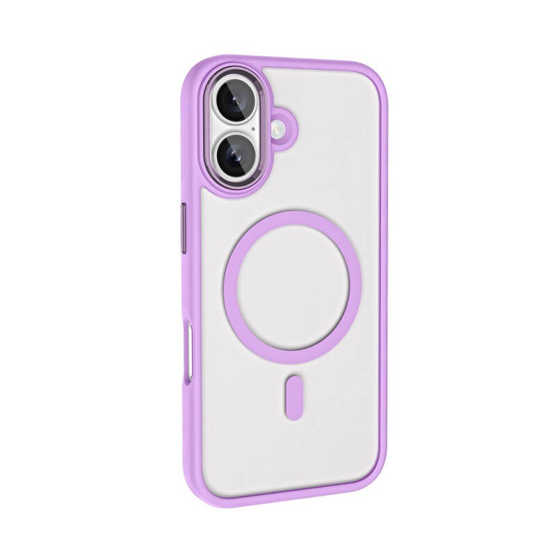 Apple iPhone 16 Case with Wireless Charging Zore Krom Magsafe Silicone Cover - 14