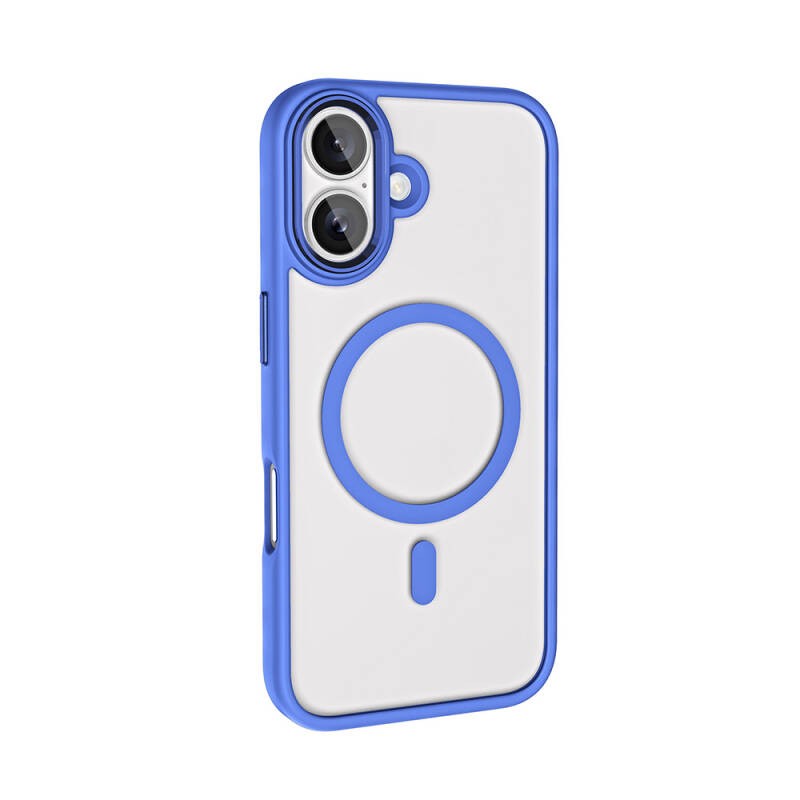 Apple iPhone 16 Case with Wireless Charging Zore Krom Magsafe Silicone Cover - 19
