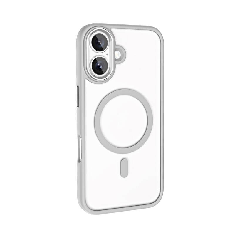 Apple iPhone 16 Case with Wireless Charging Zore Krom Magsafe Silicone Cover - 15