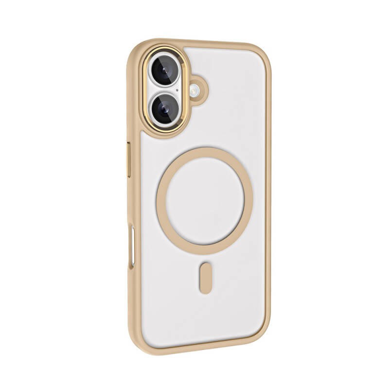 Apple iPhone 16 Case with Wireless Charging Zore Krom Magsafe Silicone Cover - 13