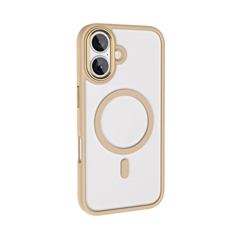 Apple iPhone 16 Case with Wireless Charging Zore Krom Magsafe Silicone Cover - 12