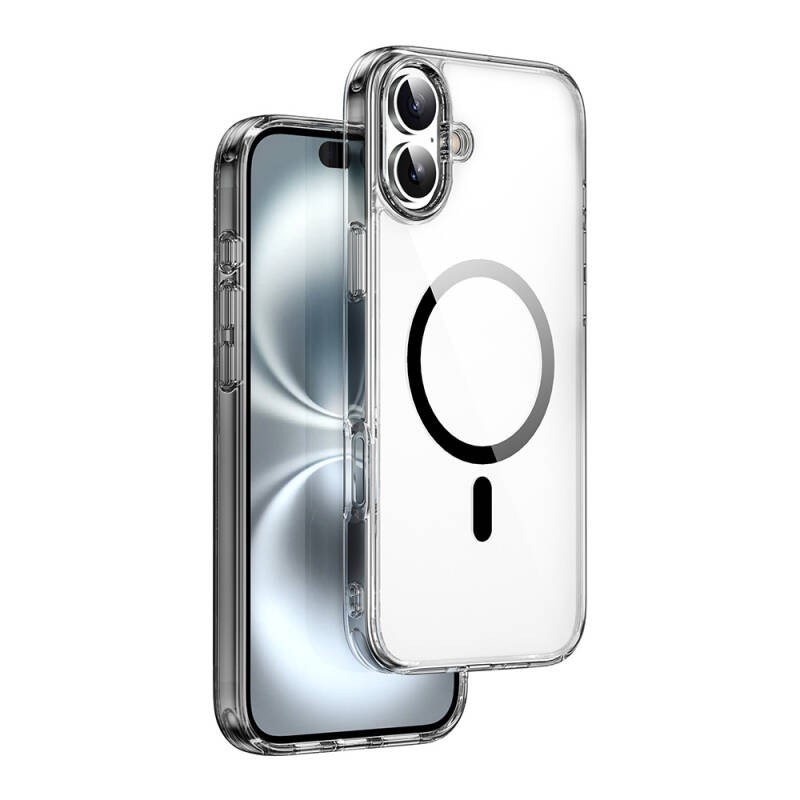 Apple iPhone 16 Case Wiwu MCC-101 iShield Pro Series Magsafe Charging Feature Crystal Hard PC Cover  - 1