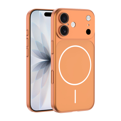 Apple iPhone 16 Case Zore M-Safe Charging Camera Protection Spark Cover - Zore