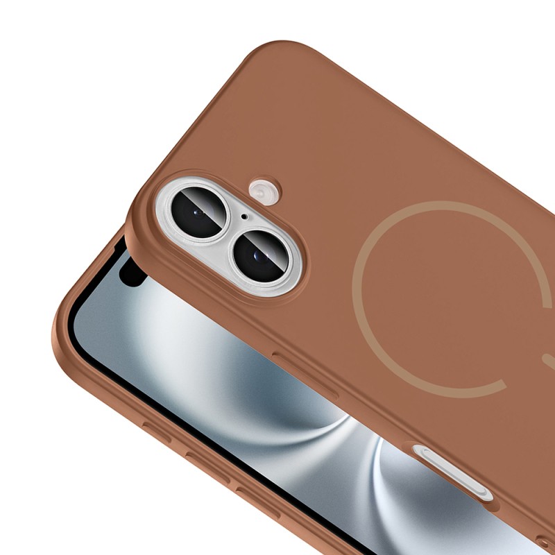 Apple iPhone 16 Case Zore Meta Cover with M-safe Charging Feature - 17