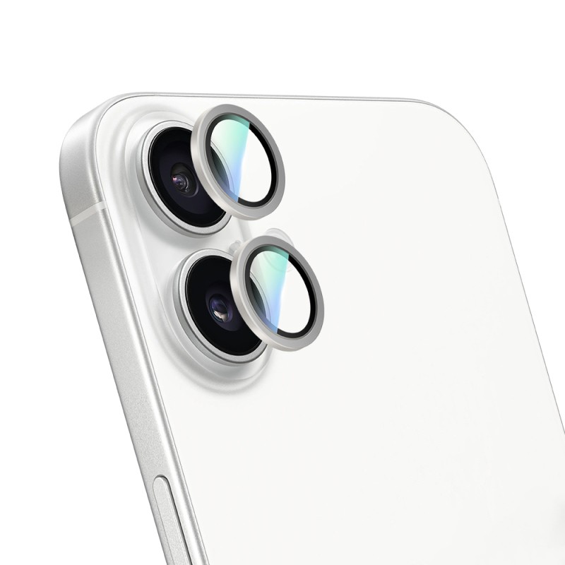 Apple iPhone 16 CaseWorld Alloy Serisi Oleofobik Anti Reflective Kamera Lens Koruyucu - 21