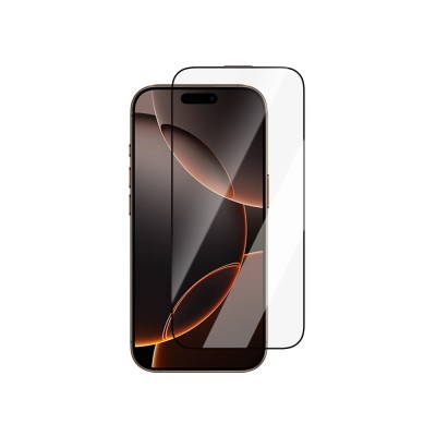 Apple iPhone 16 CaseWorld Ultra-Thin Serisi 0.15mm 3D Schott Cam Temperli Ekran Koruyucu - 3
