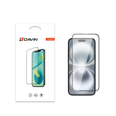 Apple iPhone 16 Davin 5D Glass Screen Protector - Davin
