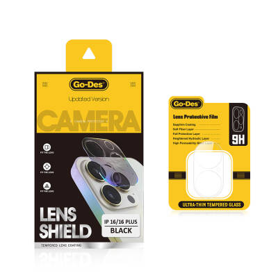 Apple iPhone 16 Go Des Lens Shield CL-17 Kamera Lens Koruyucu - Go Des