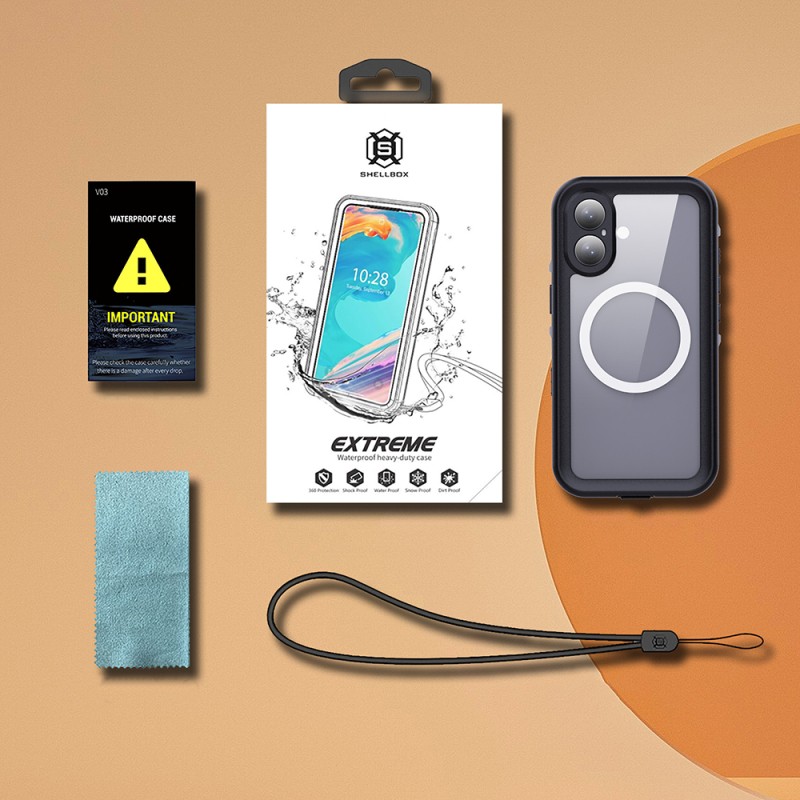 Apple iPhone 16 Kılıf 1-1 Su Geçirmez Kılıf - 13