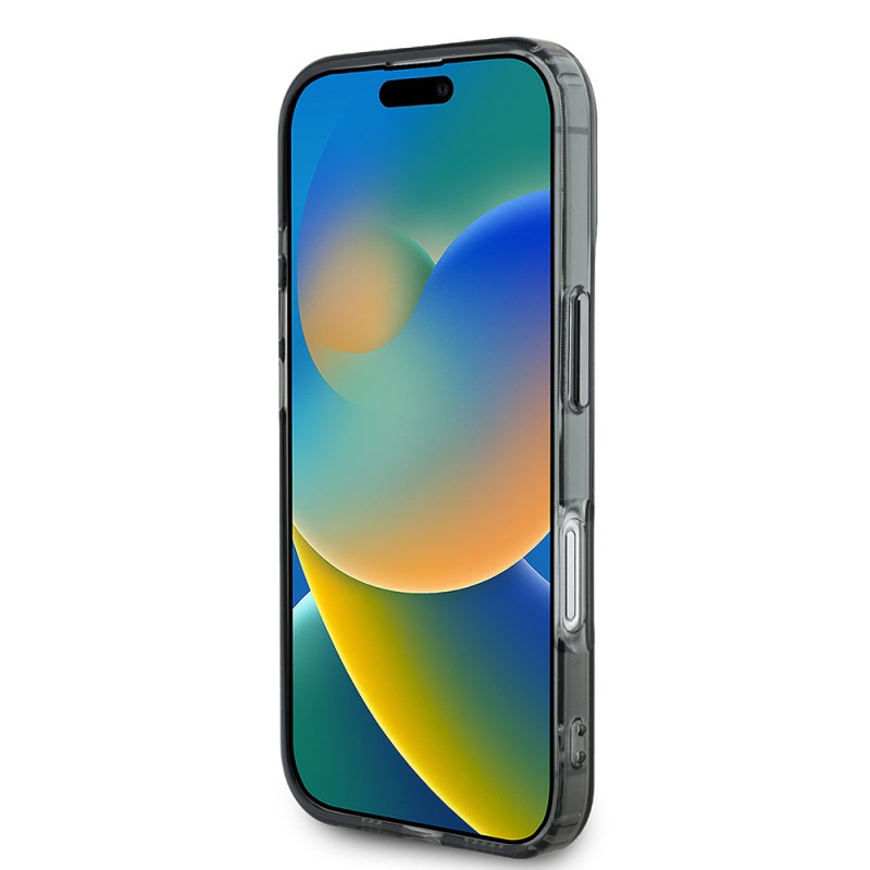 Apple iPhone 16 Kılıf Aston Martin Orjinal Lisanslı M-safe Şarj Özellikli IML Baskı Logolu Buzlu Kapak - 7