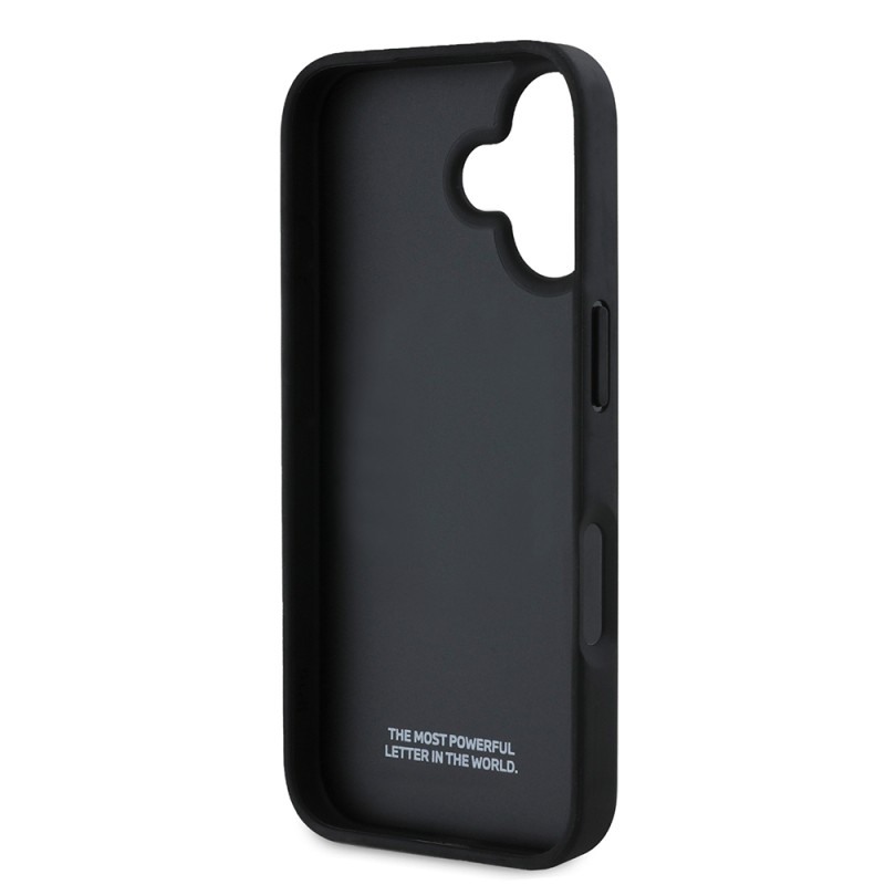 Apple iPhone 16 Kılıf BMW Orjinal Lisanslı Karbon Fiber Tasarımlı ve Metal Logolu PU Deri Kapak - 8