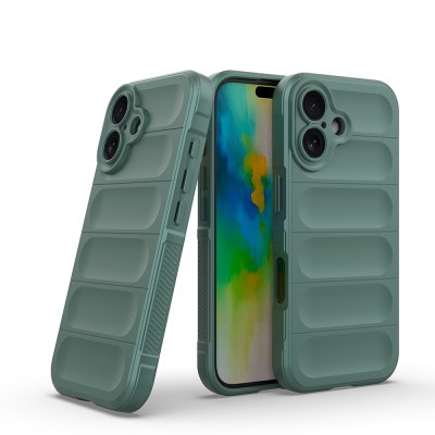 Apple iPhone 16 Kılıf Esnek TPU Oyuklu Arka Yüzey Tasarımlı Zore Etnik Silikon Kapak - 9