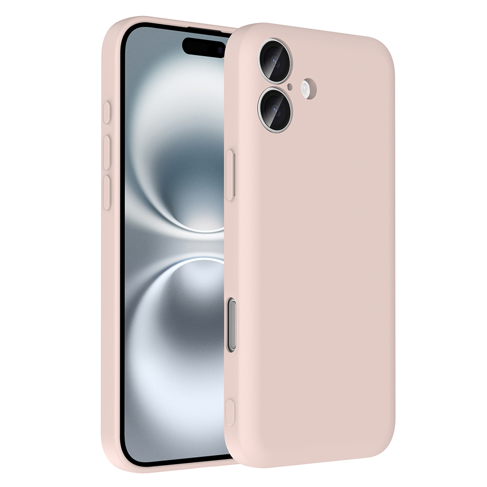 iPhone 16 Kılıf Kamera Korumalı Kartlık Hazneli NXXA Vitra Kapak - Pembe