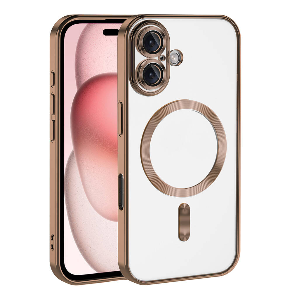Apple iPhone 16 Kılıf Kamera Korumalı M-safe Wireless Şarj