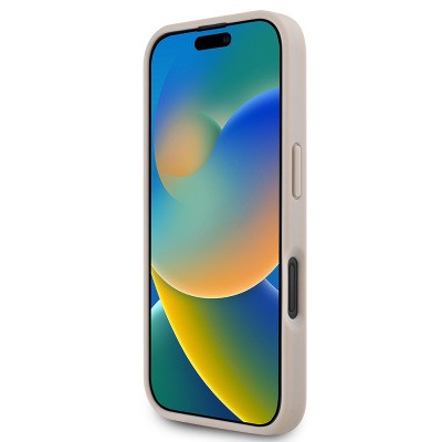 Apple iPhone 16 Kılıf Karl Lagerfeld Orjinal Lisanslı M-safe Şarj Özellikli KL Yazılı Hot Stamp Kapak - 23
