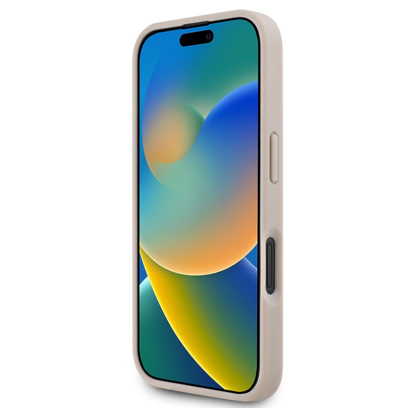 Apple iPhone 16 Kılıf Karl Lagerfeld Orjinal Lisanslı M-safe Şarj Özellikli KL Yazılı Hot Stamp Kapak - 23