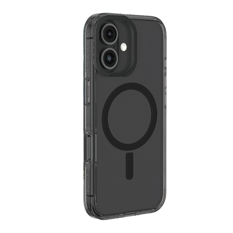 Apple iPhone 16 Kılıf M-Safe Şarj Özellikli Airbag Tasarımlı Amazingthing Titan Pro Serisi Kapak - 1