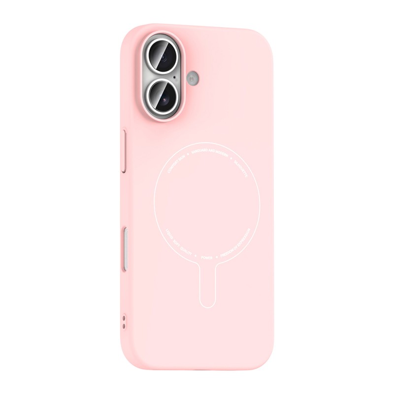 Apple iPhone 16 Kılıf M-Safe Şarj Özellikli Kamera Korumalı Zore Elio Sert PC Kapak - 14