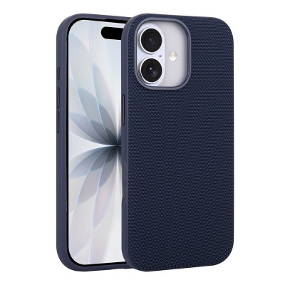 Apple iPhone 16 Kılıf M-Safe Şarj Özellikli Kumaş Tasarımlı Zore Miami Sert PC Kapak - 4