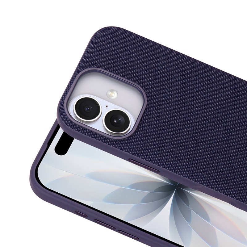 Apple iPhone 16 Kılıf M-Safe Şarj Özellikli Kumaş Tasarımlı Zore Miami Sert PC Kapak - 17