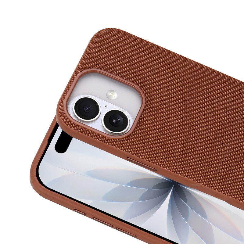 Apple iPhone 16 Kılıf M-Safe Şarj Özellikli Kumaş Tasarımlı Zore Miami Sert PC Kapak - 18