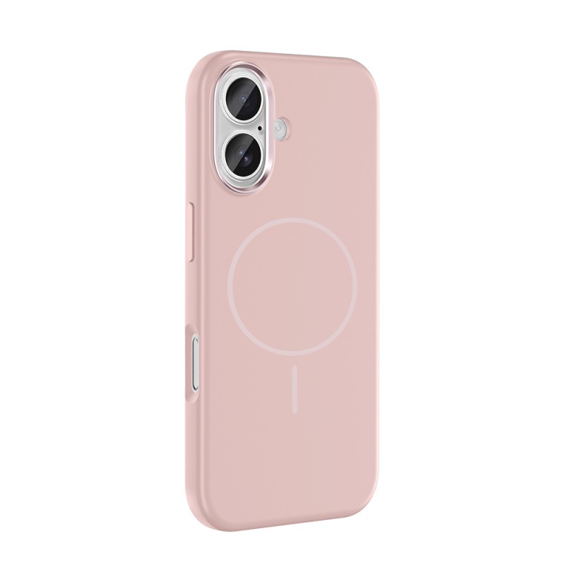 Apple iPhone 16 Kılıf M-Safe Şarj Özellikli Metal Kamera Çerçeveli Zore Edi Silikon Kapak - 11