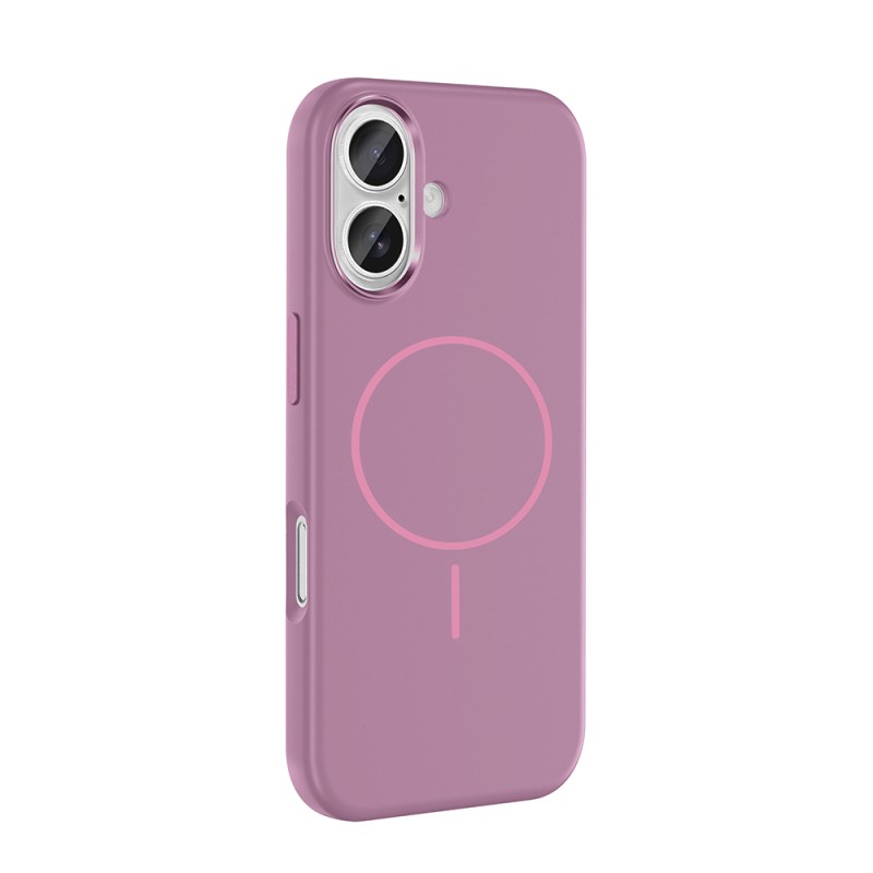 Apple iPhone 16 Kılıf M-Safe Şarj Özellikli Metal Kamera Çerçeveli Zore Edi Silikon Kapak - 13