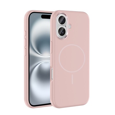 Apple iPhone 16 Kılıf M-Safe Şarj Özellikli Metal Kamera Çerçeveli Zore Edi Silikon Kapak - 7