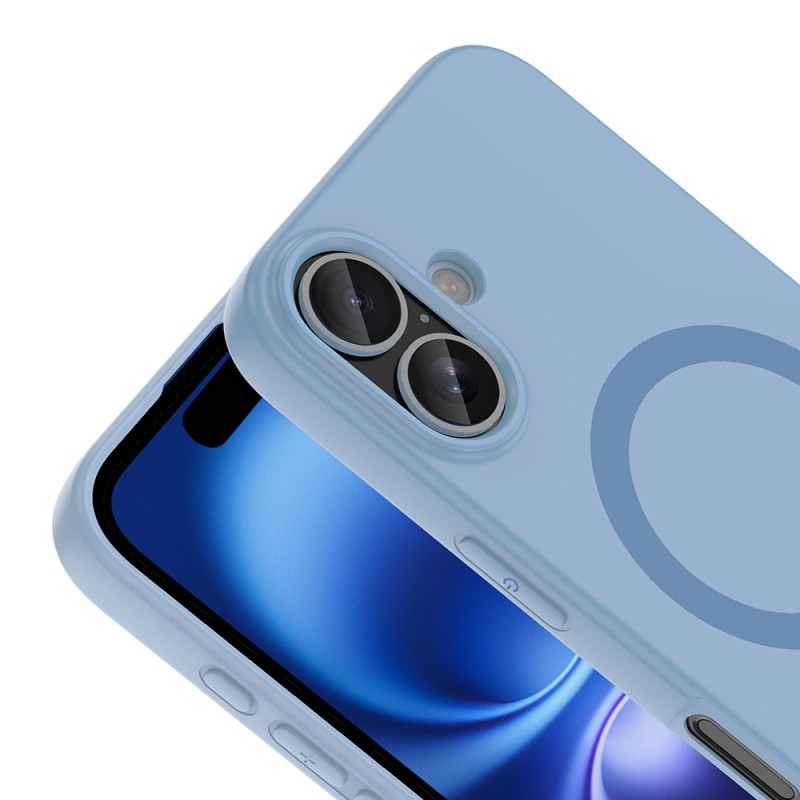Apple iPhone 16 Kılıf M-Safe Şarj Özellikli Zore Aris Silikon Kapak - 2