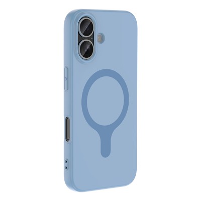 Apple iPhone 16 Kılıf M-Safe Şarj Özellikli Zore Aris Silikon Kapak - 3