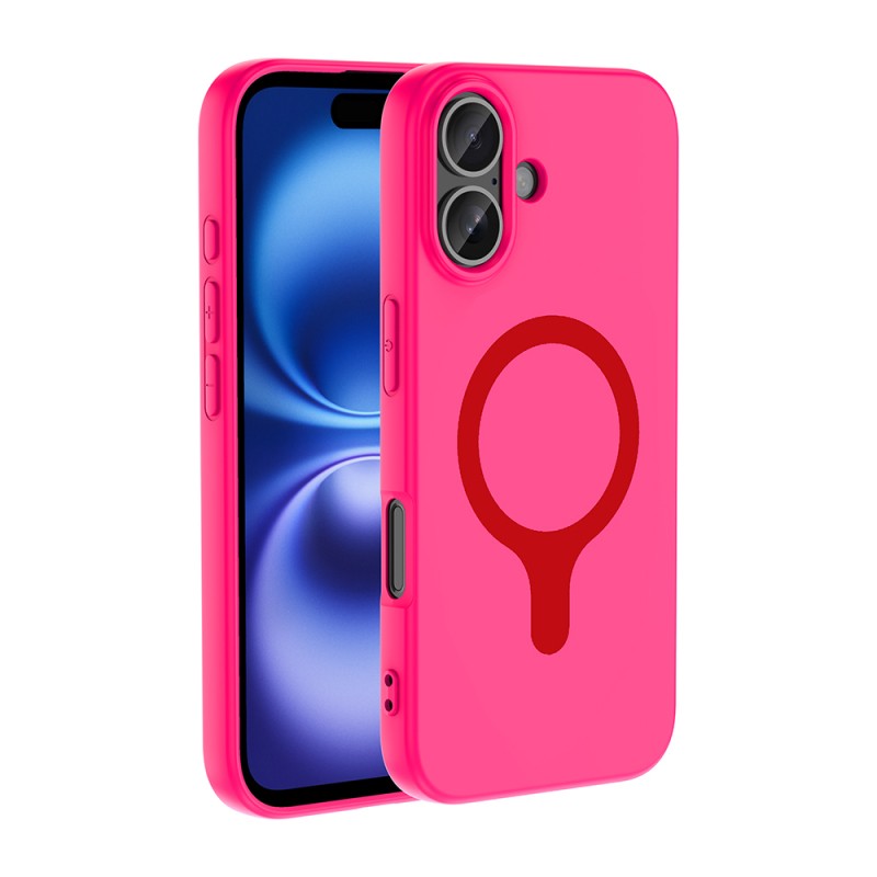 Apple iPhone 16 Kılıf M-Safe Şarj Özellikli Zore Aris Silikon Kapak - 4
