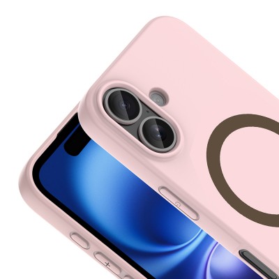 Apple iPhone 16 Kılıf M-Safe Şarj Özellikli Zore Aris Silikon Kapak - 7