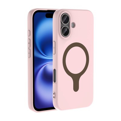 Apple iPhone 16 Kılıf M-Safe Şarj Özellikli Zore Aris Silikon Kapak - 9