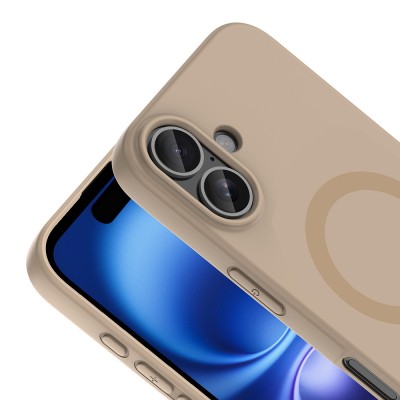 Apple iPhone 16 Kılıf M-Safe Şarj Özellikli Zore Aris Silikon Kapak - 10