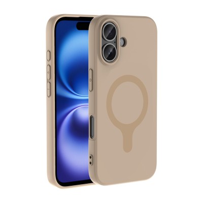Apple iPhone 16 Kılıf M-Safe Şarj Özellikli Zore Aris Silikon Kapak - 12