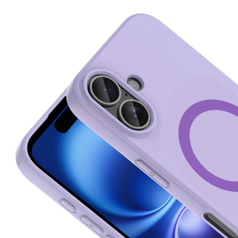 Apple iPhone 16 Kılıf M-Safe Şarj Özellikli Zore Aris Silikon Kapak - 13