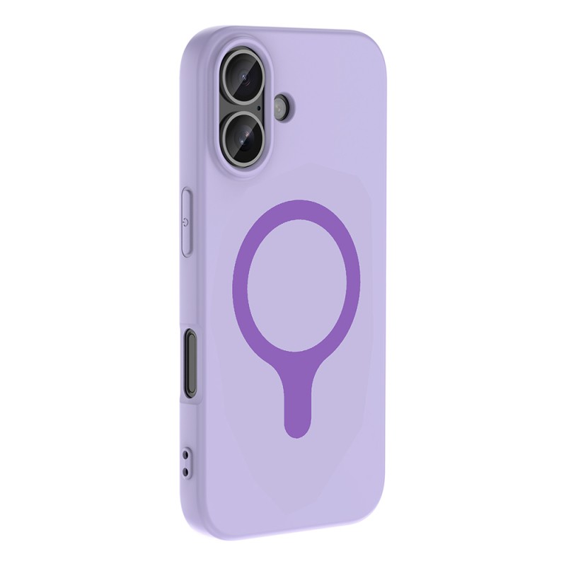 Apple iPhone 16 Kılıf M-Safe Şarj Özellikli Zore Aris Silikon Kapak - 14
