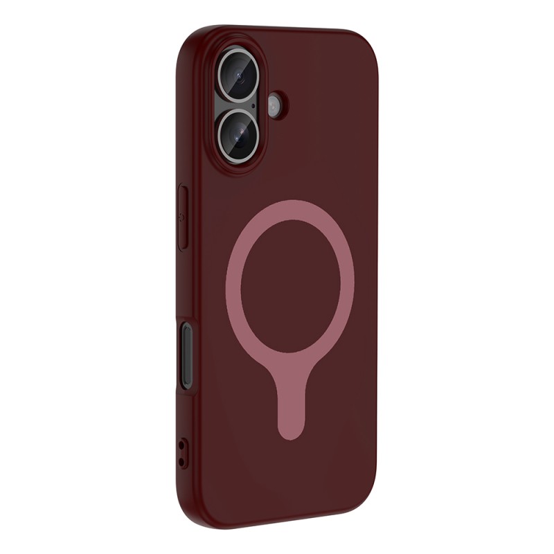 Apple iPhone 16 Kılıf M-Safe Şarj Özellikli Zore Aris Silikon Kapak - 17