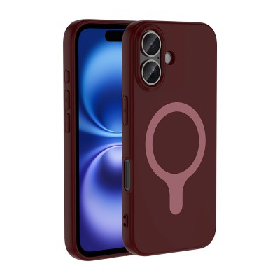 Apple iPhone 16 Kılıf M-Safe Şarj Özellikli Zore Aris Silikon Kapak - 18
