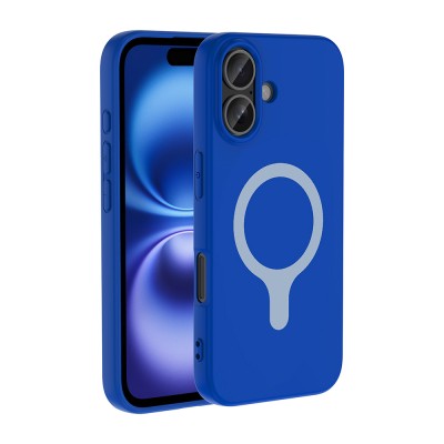 Apple iPhone 16 Kılıf M-Safe Şarj Özellikli Zore Aris Silikon Kapak - 19