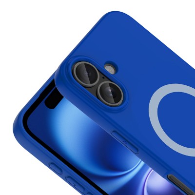 Apple iPhone 16 Kılıf M-Safe Şarj Özellikli Zore Aris Silikon Kapak - 20