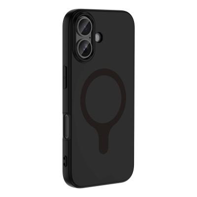 Apple iPhone 16 Kılıf M-Safe Şarj Özellikli Zore Aris Silikon Kapak - 27