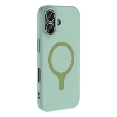 Apple iPhone 16 Kılıf M-Safe Şarj Özellikli Zore Aris Silikon Kapak - 30
