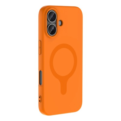 Apple iPhone 16 Kılıf M-Safe Şarj Özellikli Zore Aris Silikon Kapak - 33