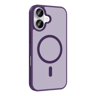 Apple iPhone 16 Kılıf M-safe Şarj Özellikli Zore Babet Kapak - 9