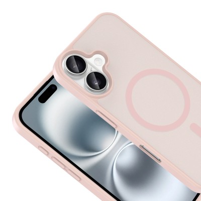 Apple iPhone 16 Kılıf M-safe Şarj Özellikli Zore Babet Kapak - 12