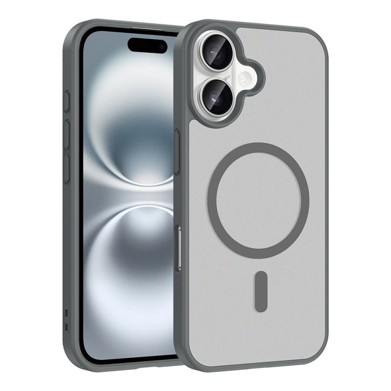 Apple iPhone 16 Kılıf M-safe Şarj Özellikli Zore Babet Kapak - 3