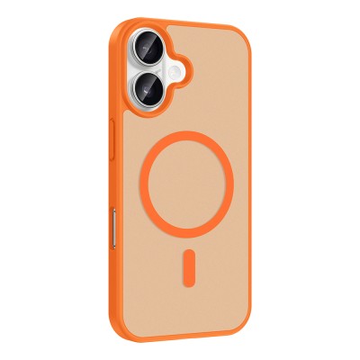 Apple iPhone 16 Kılıf M-safe Şarj Özellikli Zore Babet Kapak - 19