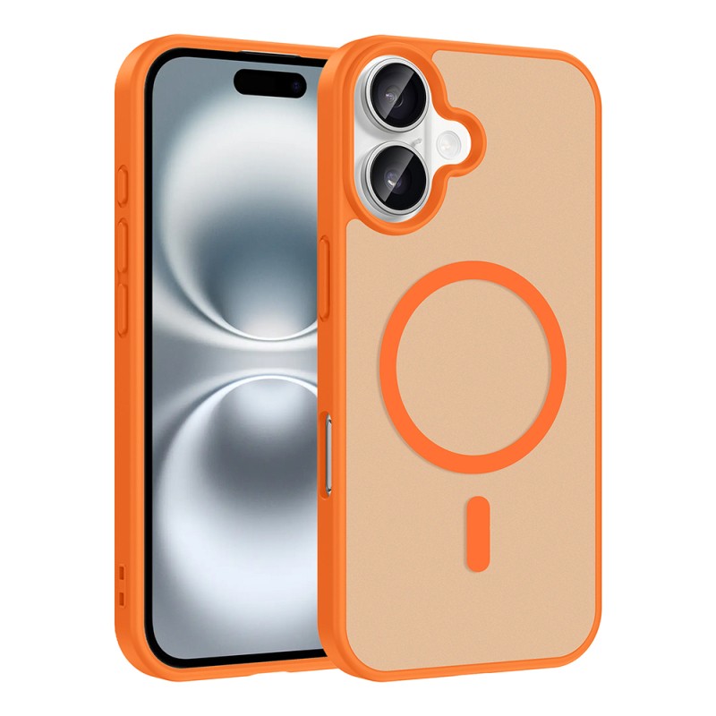 Apple iPhone 16 Kılıf M-safe Şarj Özellikli Zore Babet Kapak - 7