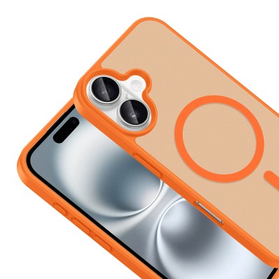 Apple iPhone 16 Kılıf M-safe Şarj Özellikli Zore Babet Kapak - 20